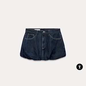 ZARA BALLOON JEAN SKIRT BRAND NEW WITH TAGS NEVER WORN